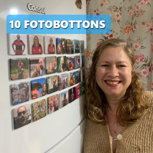 FotoBotton - 10 Foto Bottons Magnéticos