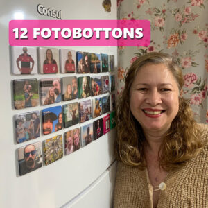 FotoBotton - 12 Foto Bottons Magnéticos